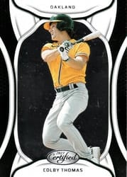 2023 Panini Chronicles Certified Colby Thomas #4 card