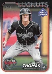 2024 Topps Pro Debut Base Set Colby Thomas #PD-79 card