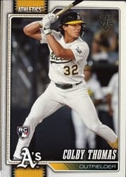 2026 Topps Base Set Colby Thomas #213 card