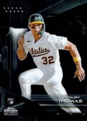 2026 Topps Chrome Black Base Set Colby Thomas #133 card