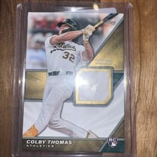 2026 Topps Major League Material Autographs Colby Thomas #MLM2-CT card