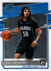 2020-21 Donruss Optic Base Set Cole Anthony #165 card