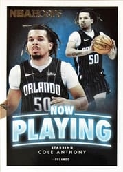 2020-21 Hoops Now Playing Cole Anthony #SS-24 card