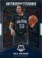 2020-21 Panini Mosaic Introductions Cole Anthony #7 card