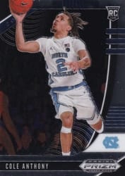 2020 Panini Prizm Draft Picks Base Set Cole Anthony #49 card