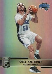 2021-22 Donruss Elite Base Set Cole Anthony #74 card