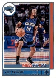 2021-22 Hoops Base Set Cole Anthony #12 card