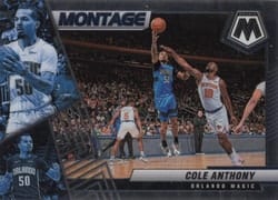 2021-22 Panini Mosaic Montage Cole Anthony #14 card