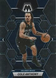 2022-23 Panini Mosaic Base Set Cole Anthony #10 card