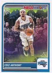 2023-24 Hoops Haunted Hoops Base Set Cole Anthony #268 card