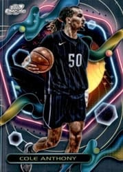 2023-24 Topps Chrome Cosmic Base Set Cole Anthony #93 card