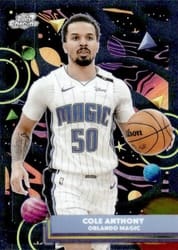 2025-26 Topps Cosmic Chrome Base Set Cole Anthony #76 card