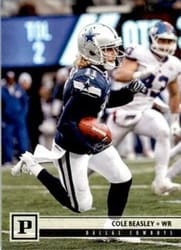 2018 Panini Base Set Cole Beasley #81 card