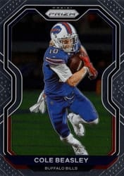 2020 Panini Prizm Base Set Cole Beasley #5 card