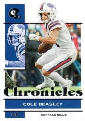 2021 Panini Chronicles Base Set Cole Beasley #12 card