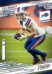 2021 Panini Prestige Base Set Cole Beasley #15 card