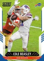 2021 Score Base Set Cole Beasley #25 card