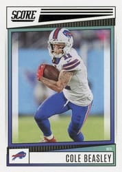 2022 Score Base Set Cole Beasley #263 card