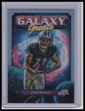 2024 Topps Chrome Cosmic Galaxy Greats Cole Beasley #GG-25 card