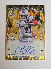 2024 Topps Resurgence Molecular Marks Cole Beasley #MM-CBE card