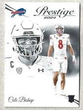 2024 Panini Prestige Base Set Cole Bishop #384 card
