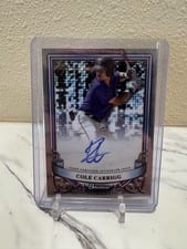 2024 Bowman Sterling Prospect Autographs Cole Carrigg #PA-CC card