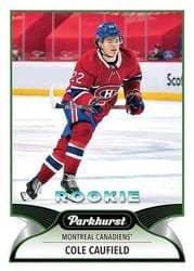 2021-22 Parkhurst Base Set Cole Caufield #330 card