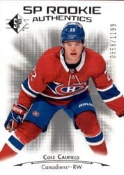 2021-22 SP Base Set Cole Caufield #124 card