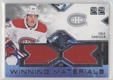 2021-22 SPx Winning Materials Cole Caufield #WM-CC card