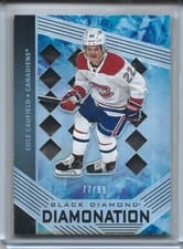 2021-22 Upper Deck Black Diamond Diamonation Cole Caufield #D-CC card