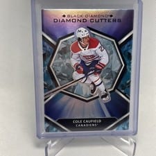 2021-22 Upper Deck Black Diamond Diamond Cutters Cole Caufield #DC-CC card