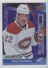 2021-22 Upper Deck Ice Sub Zero Rookie Variants Cole Caufield #V-59 card