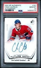 2021 SP Authentic Cole Caufield #101 card