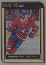 2022-23 O-Pee-Chee Platinum O-Pee-Chee Premier Variants Cole Caufield #OP17 card