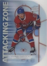 2022-23 Upper Deck Attacking Zone Cole Caufield #AZ-7 card