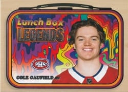 2022-23 Upper Deck Lunch Box Legends Cole Caufield #LB-1 card