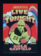 2023-24 Upper Deck Credentials Live, Tonight Cole Caufield #LT-19 card