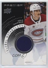 2023-24 Upper Deck Premier Global Nobility Jersey Cole Caufield #GN-CA card