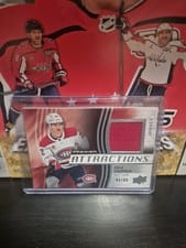 2023-24 Upper Deck Premier Premier Attractions Jersey Cole Caufield #PA-CC card