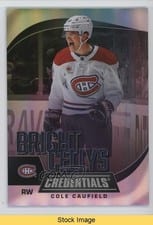2025-26 Upper Deck Credentials Bright Cellys Cole Caufield #BC-17 card