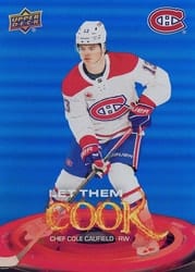2025-26 Upper Deck Let Them Cook Cole Caufield #LTC-7 card