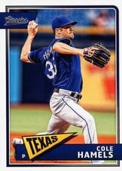 2018 Panini Chronicles Classics Cole Hamels #1 card