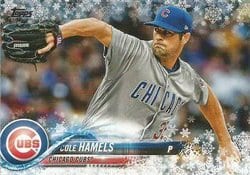 2018 Topps Holiday Base Set Cole Hamels #HMW137 card