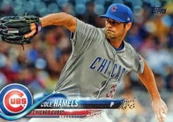 2018 Topps Update Base Set Cole Hamels #US32 card