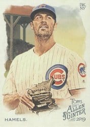 2019 Topps Allen & Ginter Base Set Cole Hamels #233 card