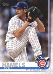 2019 Topps Base Set Cole Hamels #540 card