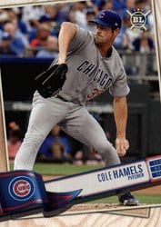 2019 Topps Big League Base Set Cole Hamels #285 card