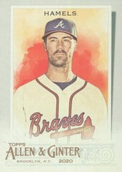 2020 Topps Allen & Ginter Base Set Cole Hamels #163 card