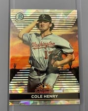 2022 Bowman Chrome 2021 AFL Fall Stars Cole Henry #AFLS-29 card