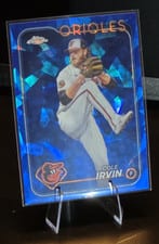 2024 Topps Chrome Update Sapphire Edition Base Set Cole Irvin #USCS138 card
